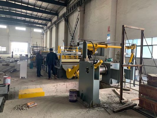 Máy cắt cuộn thép ST37 ST52 với năm chốt con lăn và máy san