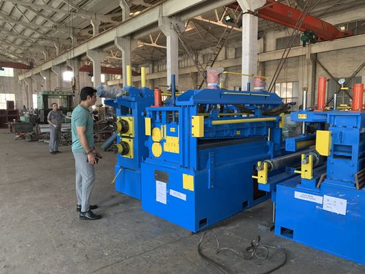 Máy cắt cuộn kim loại 600mm với cánh tay trang trí Hydrualic đơn