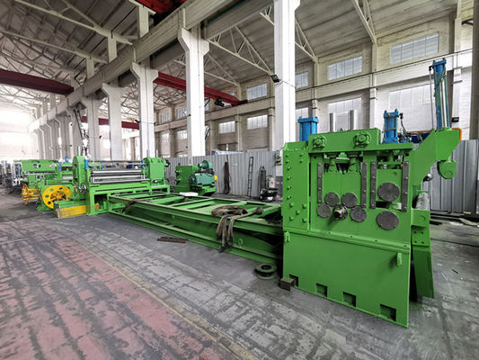 Máy rạch thủy lực một cánh tay tốc độ cao cho cuộn thép loại nhẹ 8000kg và được sử dụng để làm ống