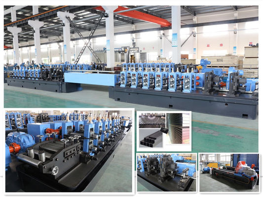Máy nghiền ống hàn tần số cao 45m / phút để làm ống hình chữ nhật vuông