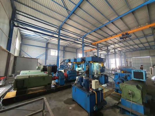 Nhà máy cán nguội theo tiêu chuẩn ISO 4 Hi với Hệ thống điều khiển nhấn xuống hoàn toàn bằng cơ khí
