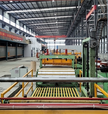 Máy cắt cuộn thép Q235 Máy xẻ rãnh có độ chính xác cao 380KW