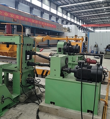 Máy cắt cuộn thép Q235 Máy xẻ rãnh có độ chính xác cao 380KW